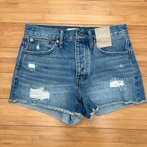 Madewell relaxed denim shorts